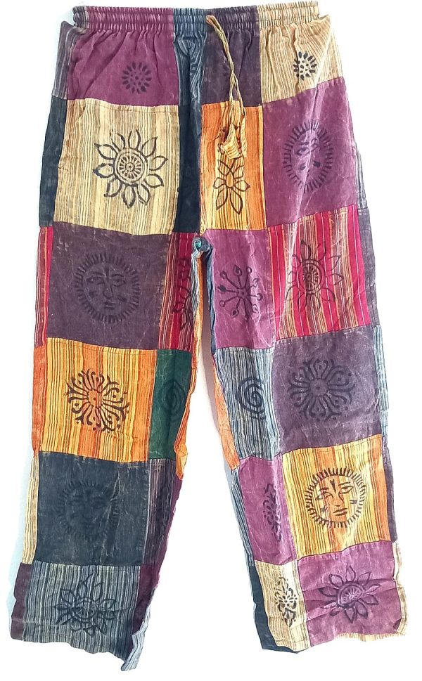 Patch work straight leg 2 pocket XL
