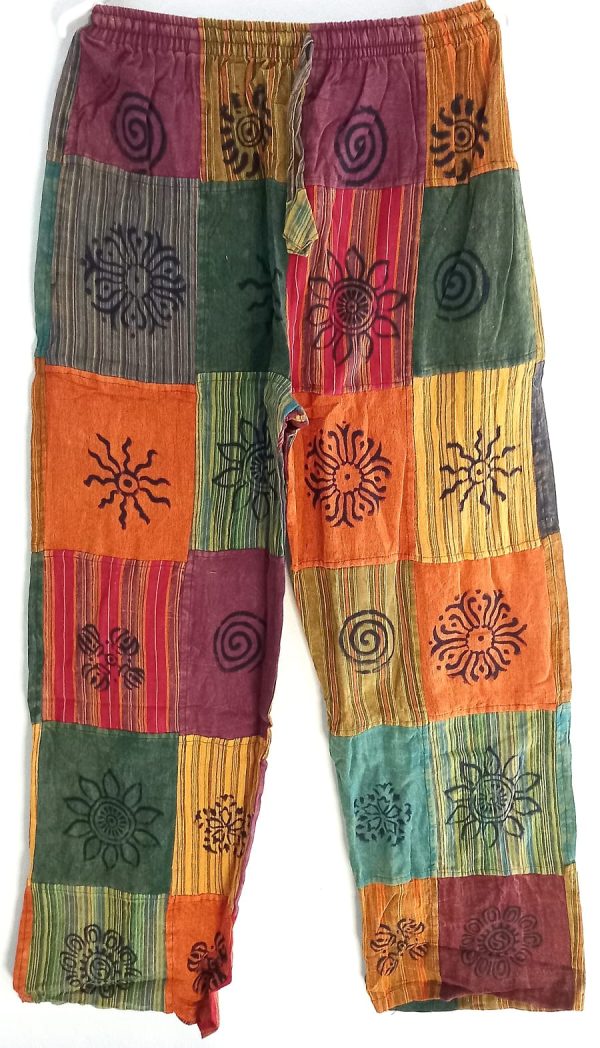 Patch work straight leg 2 pocket XL