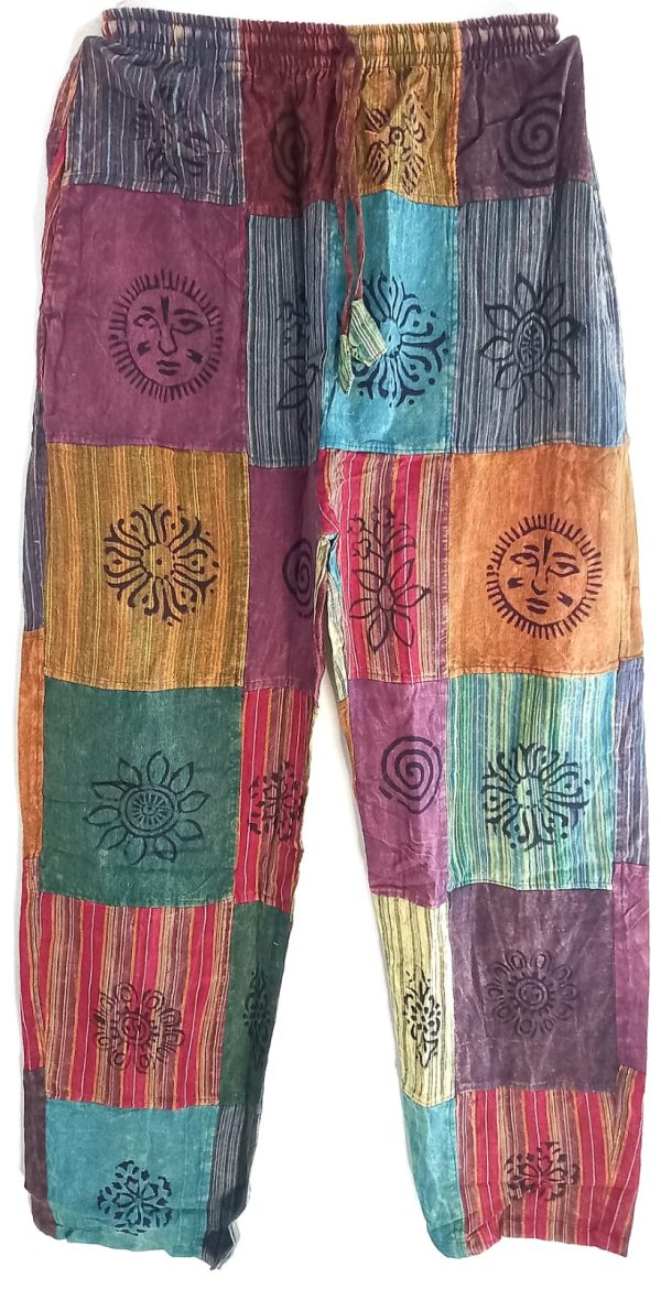 Patch work straight leg 2 pocket XXL