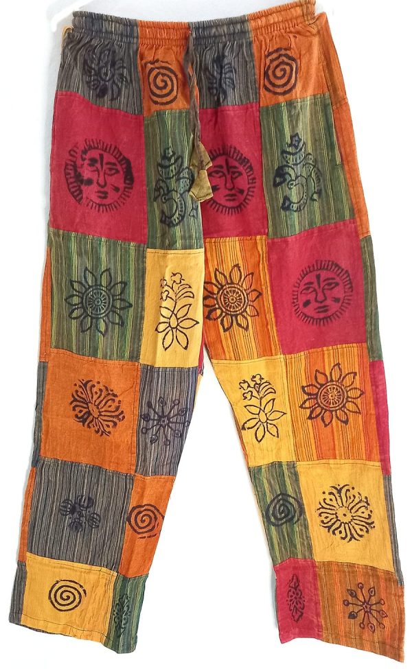 Patch work straight leg 2 pocket XXL