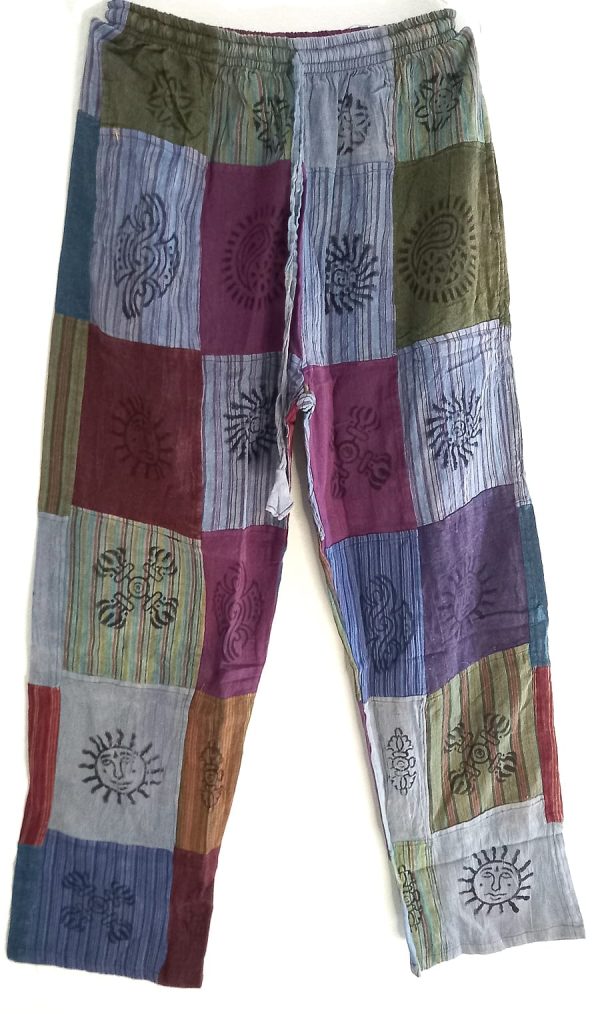 Patch work straight leg 2 pocket XXXL