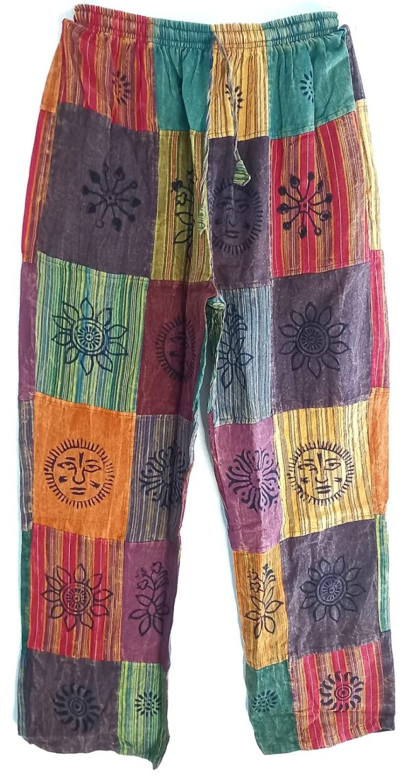 Patch work straight leg 2 pocket XXXL