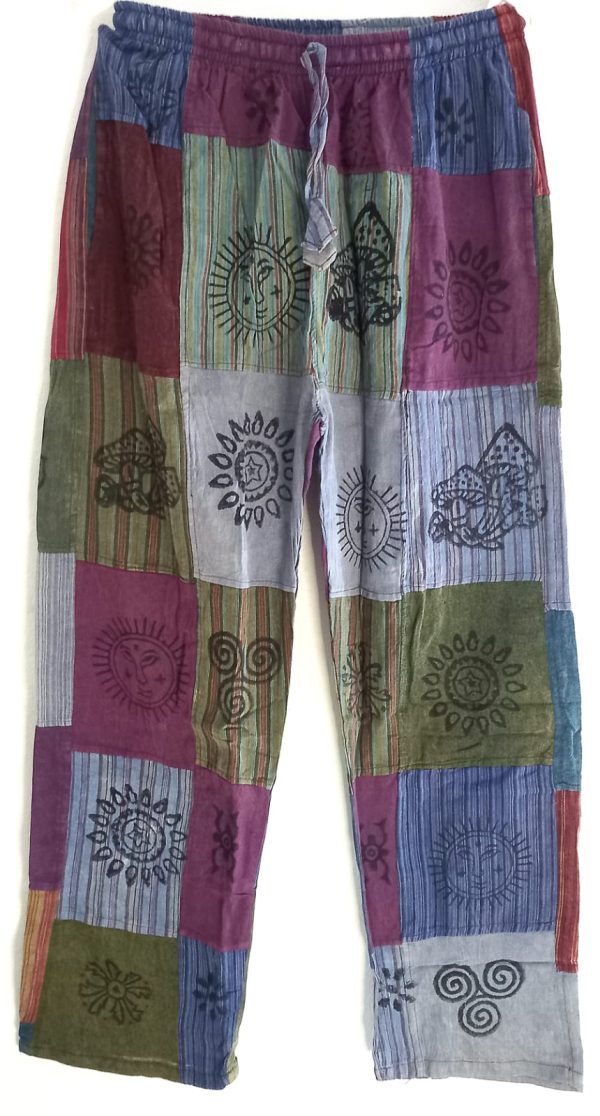 Patch work straight leg 2 pocket XXXL