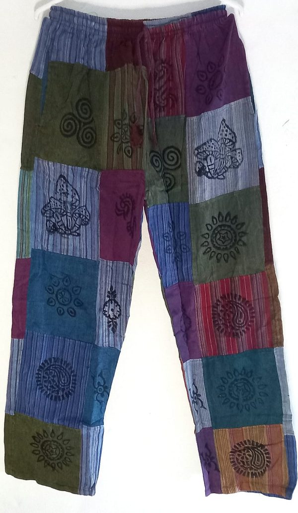 Patch work straight leg 4 pocket XXXL