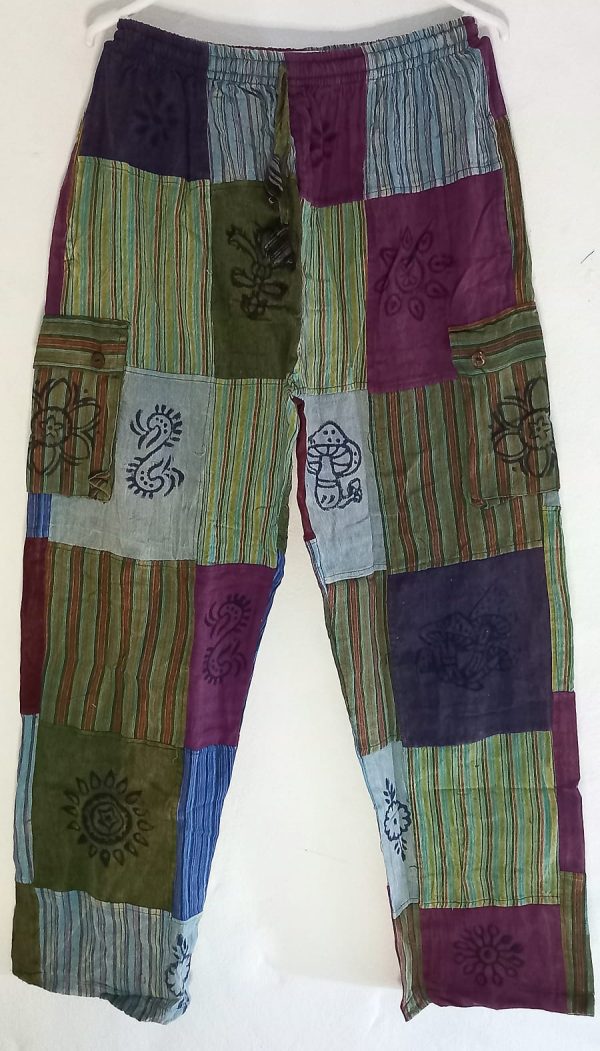 Patch work straight leg 4 pocket XXXL