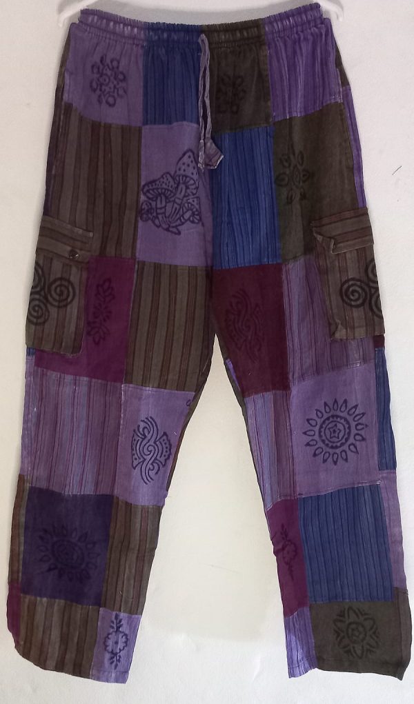 Patch work straight leg 4 pocket XXXL