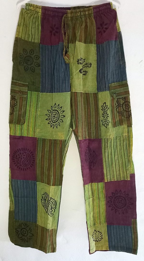 Patch work straight leg 4 pocket XXL