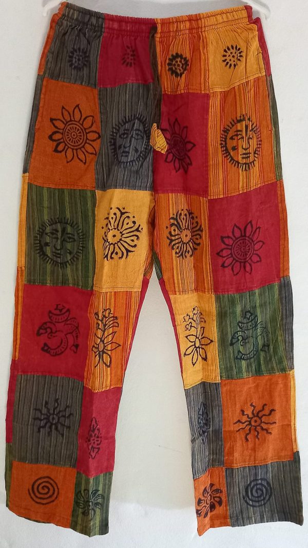 Patch work straight leg 4 pocket XXL