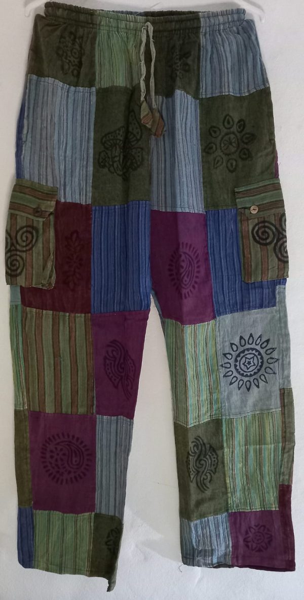 Patch work straight leg 4 pocket XXL
