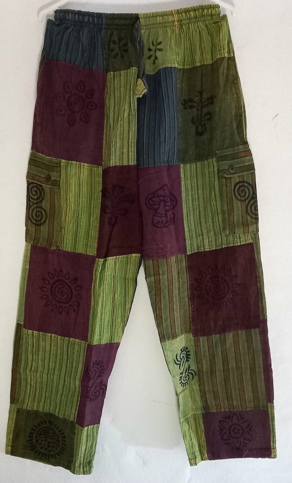 Patch work straight leg 4 pocket XL
