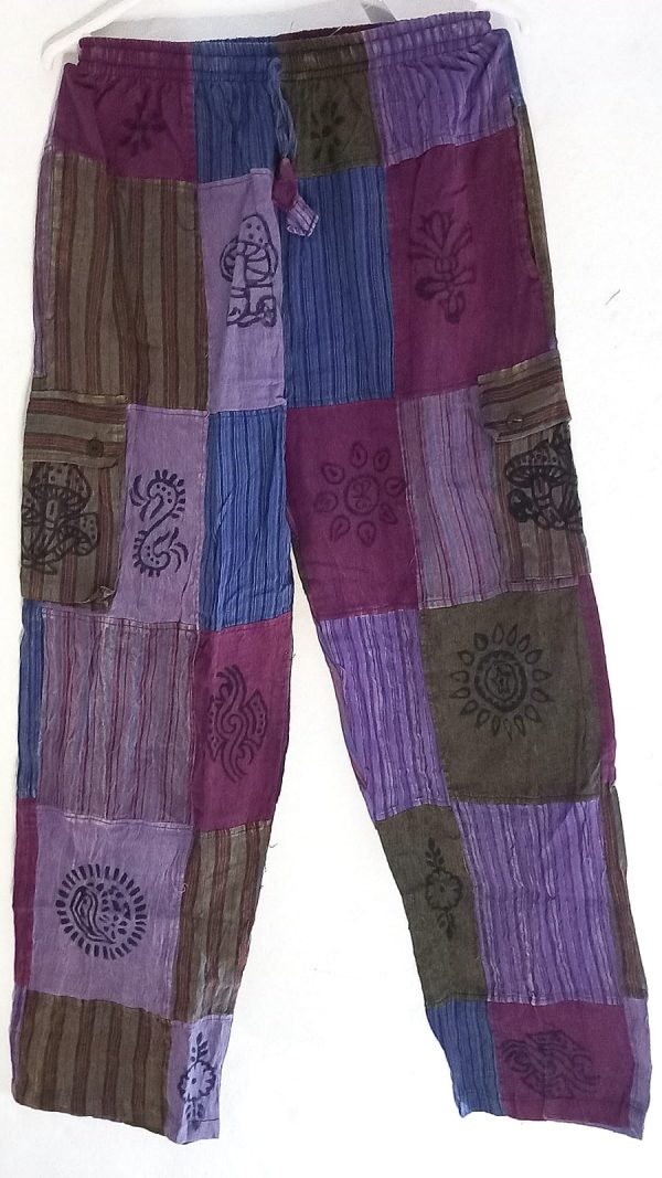 Patch work straight leg 4 pocket XL