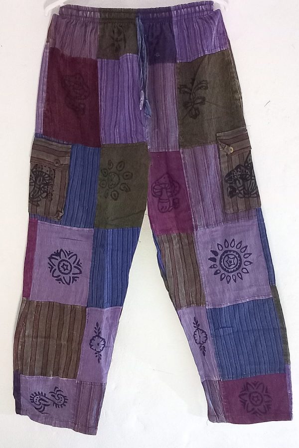 Patch work straight leg 4 pocket XL