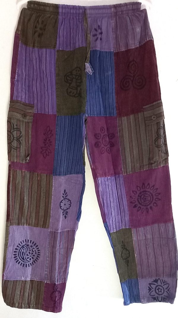 Patch work straight leg 4 pocket XL
