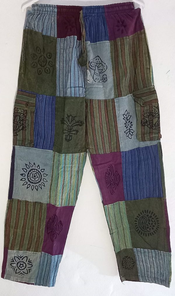 Patch work straight leg 4 pocket XL