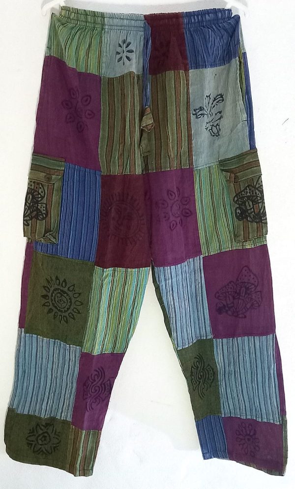 Patch work straight leg 4 pocket XL