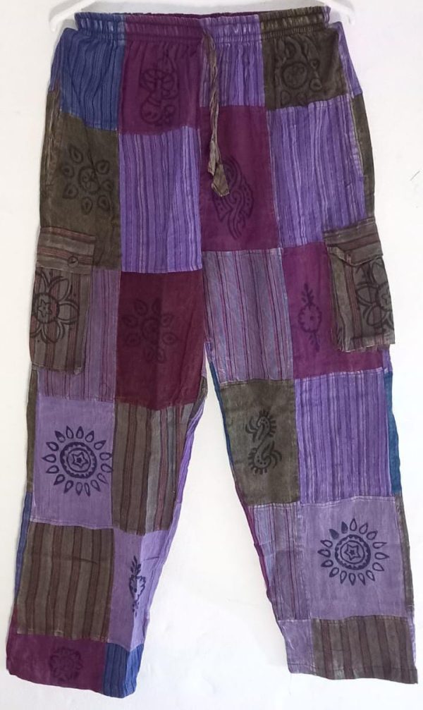Patch work straight leg 4 pocket L
