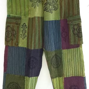 Patch work straight leg 4 pocket L