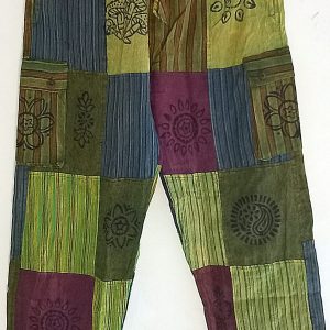 Patch work straight leg 4 pocket L
