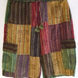 Patch stripe shorts XL