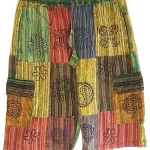 Patch stripe shorts XL